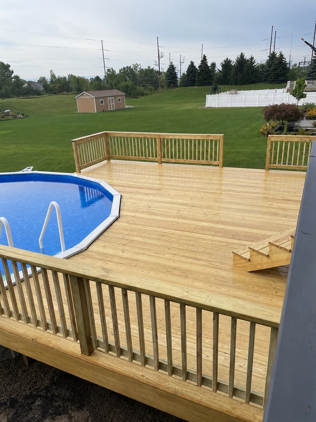 Deck after restoration