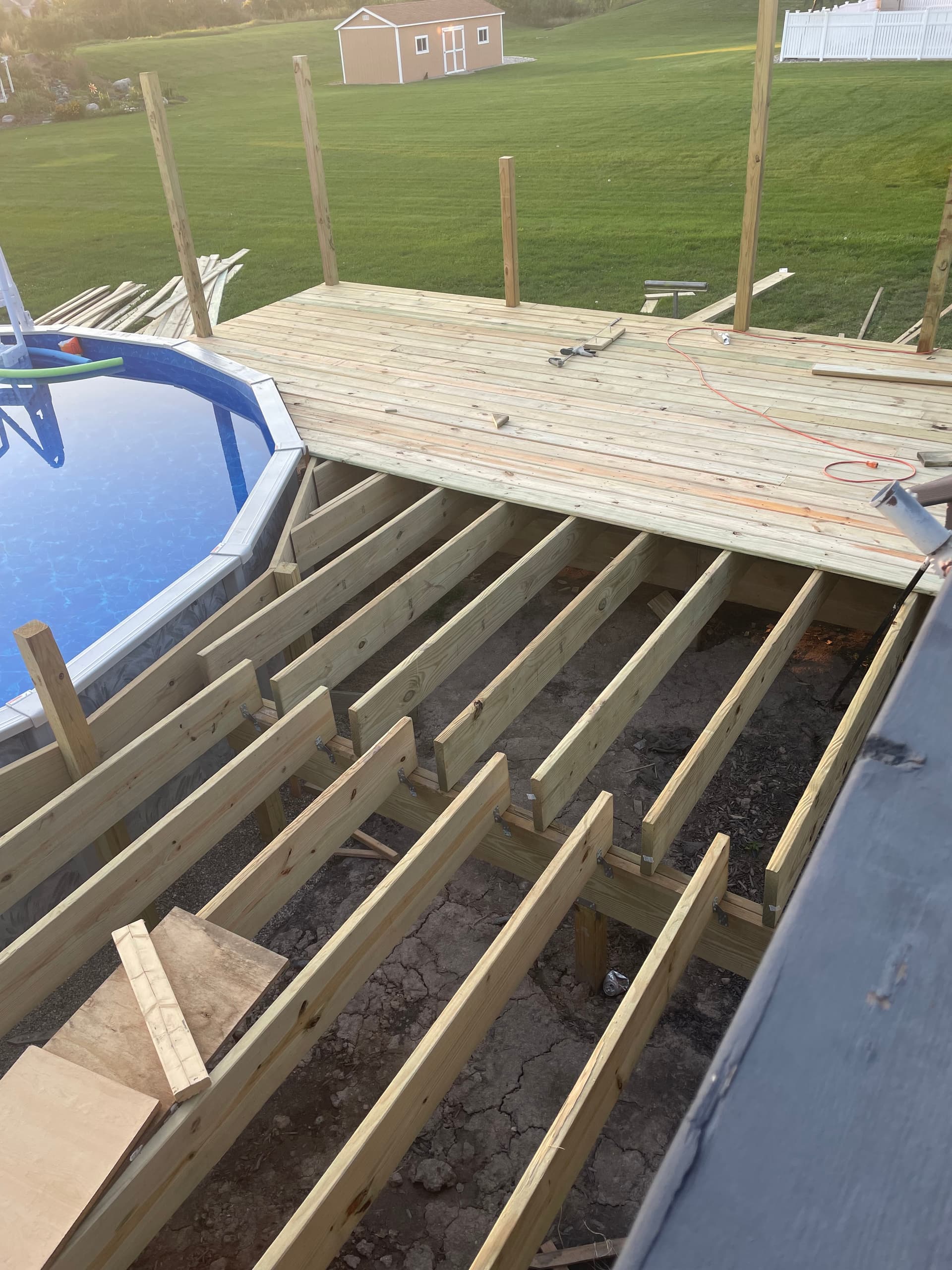 Deck before restoration